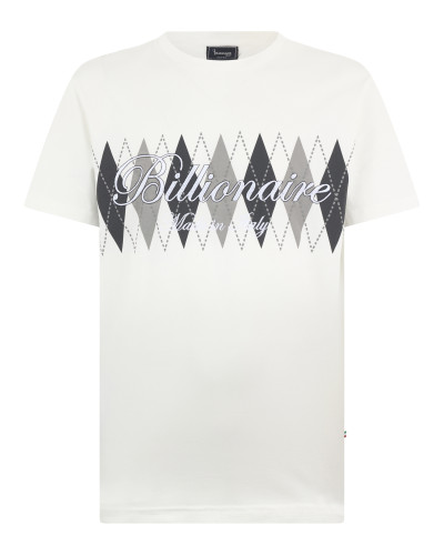 Embroidered T-shirt Round Neck SS