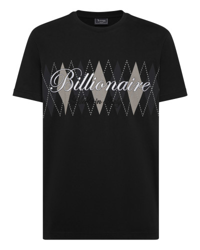 Embroidered T-shirt Round Neck SS