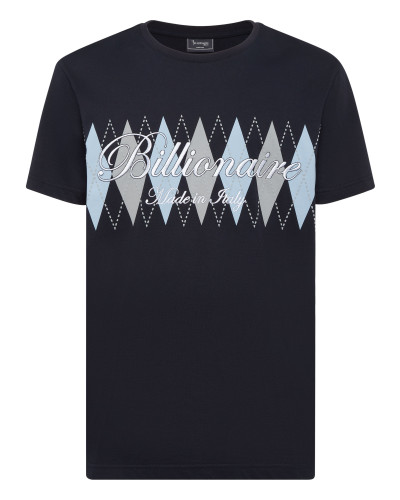 Embroidered T-shirt Round Neck SS