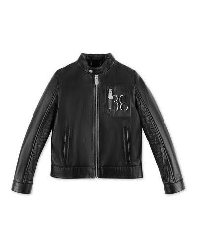 Leather Bomber Double B
