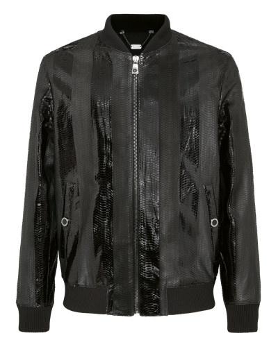 Leather Bomber Luxury