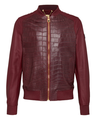 Leather Bomber Statement
