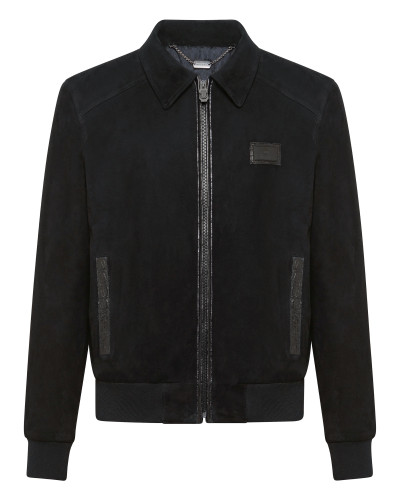 Leather Bomber Statement