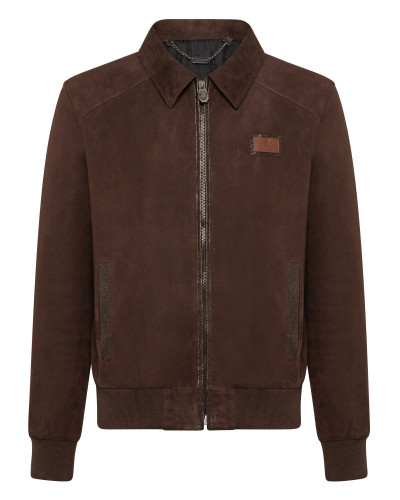 Leather Bomber Statement