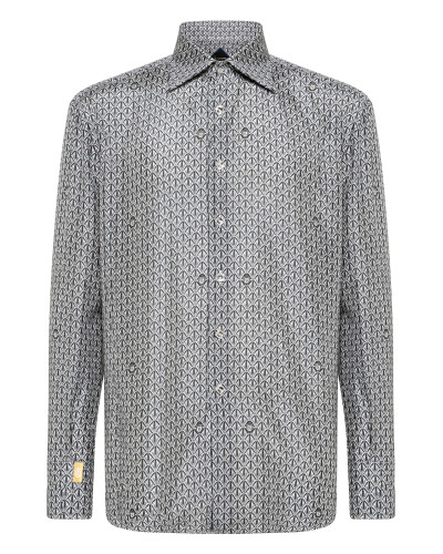 Shirt Gold Cut LS Flavio/Watch Flowers