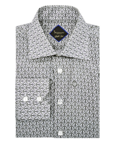 Shirt Gold Cut LS Flavio/Watch Flowers