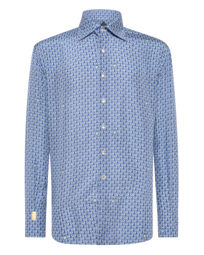 Shirt Gold Cut LS Flavio/Watch Flowers