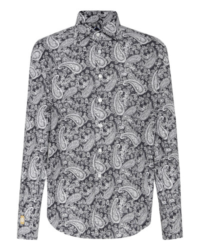 Shirt Gold Cut LS Flavio/Watch Paisley