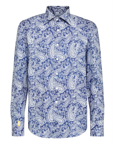 Shirt Gold Cut LS Flavio/Watch Paisley