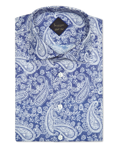 Shirt Gold Cut LS Flavio/Watch Paisley