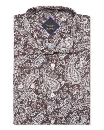 Shirt Gold Cut LS Flavio/Watch Paisley