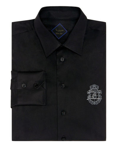 Shirt Silver Cut LS Milano/Watch Crest