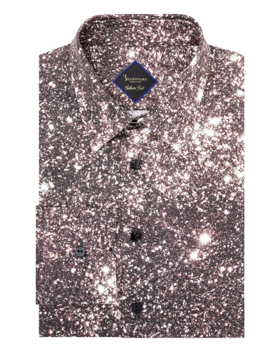 Shirt Silver Cut LS Crystal