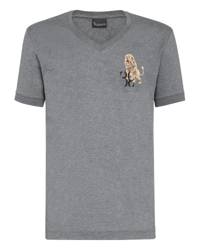 T-shirt V-Neck SS Lion