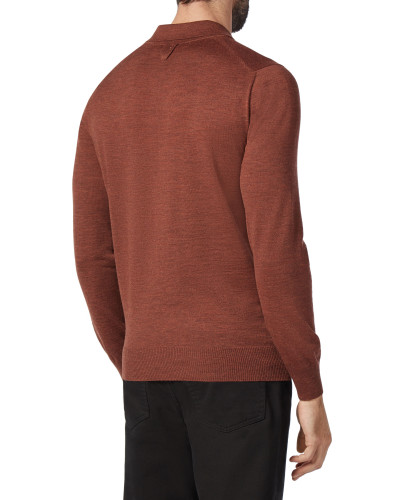 Pullover zip mock Crest