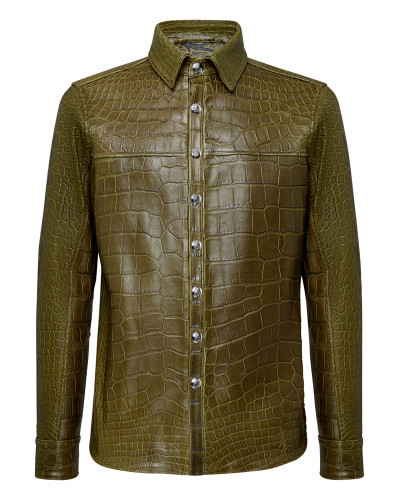 Crocodile Leather Shirts Luxury