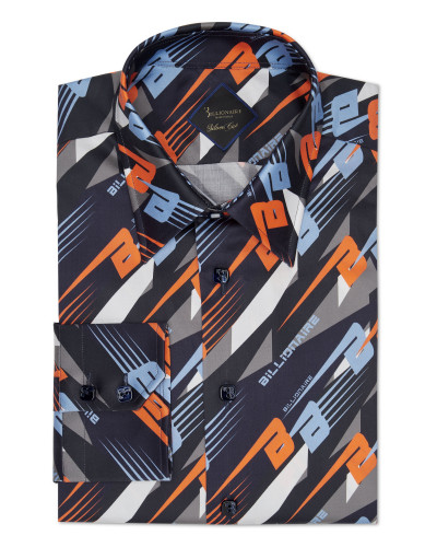 Shirt Silver Cut LS/Milano Cars Racing