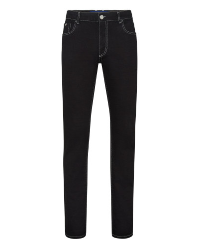 Denim Super Straight Cut Embroidery Istitutional