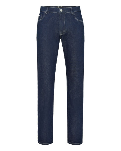 Denim Super Straight Cut Embroidery Istitutional