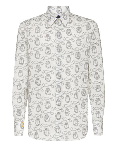 Shirt Silver Cut LS Snake
