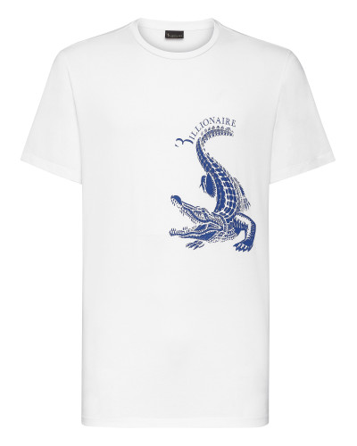 T-shirt Round Neck SS print Crocodile