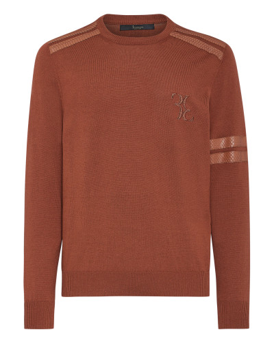 Knit Pullover Round Neck LS