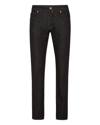 Denim Trousers Super Straight Cut Cashmere