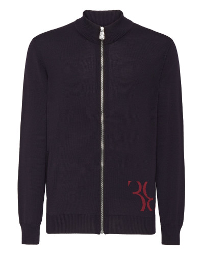 Wool and Silk Pullover full zip