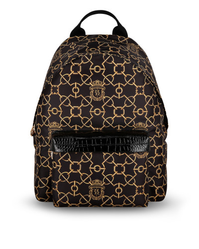 Crocco Printed Nylon Backpack