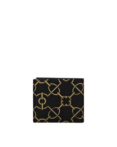 Crocco Printed Nylon French Wallet