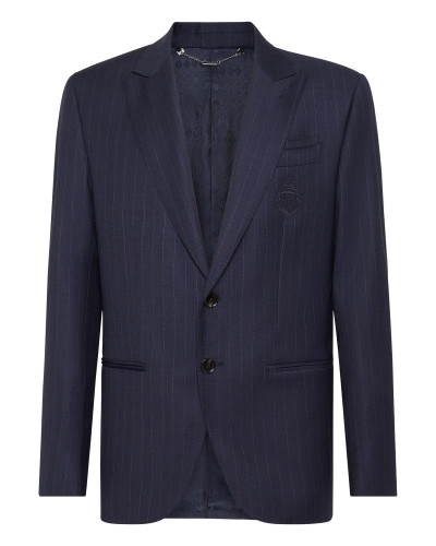 Wool Blazer Platinum Cut