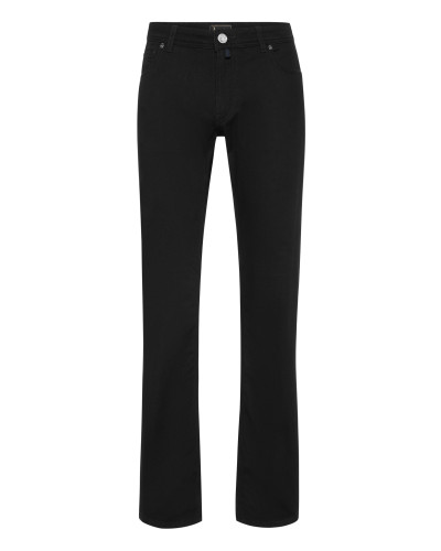 Embroidered 5 Pockets Regular Cut Jeans