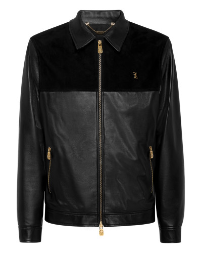 Nappa and Suede Blouson
