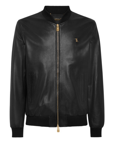Basic Leather Bomber