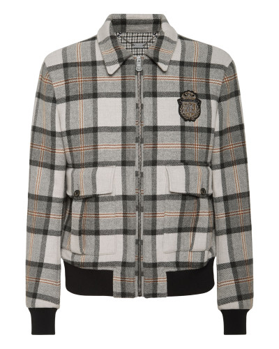Wool Check Jacket Crest