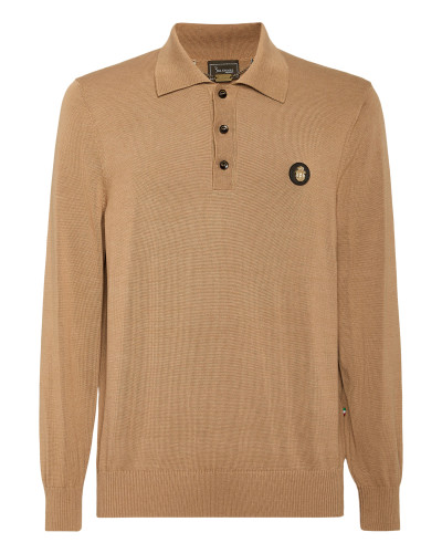 Cotton Silk Polo Shirt