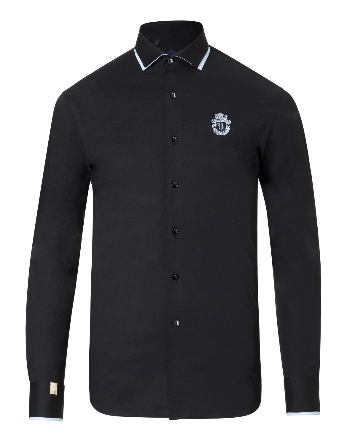 Shirt Silver Cut LS "Amede", цвет: Черный