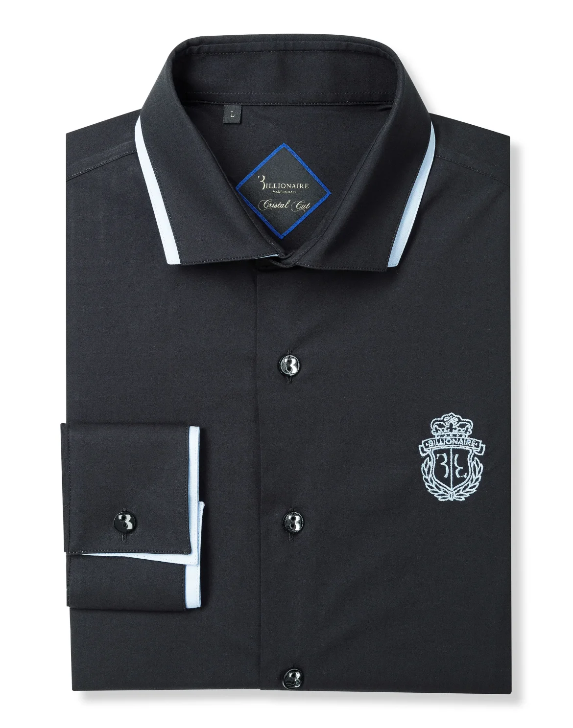 Shirt Silver Cut LS "Amede", цвет: Черный