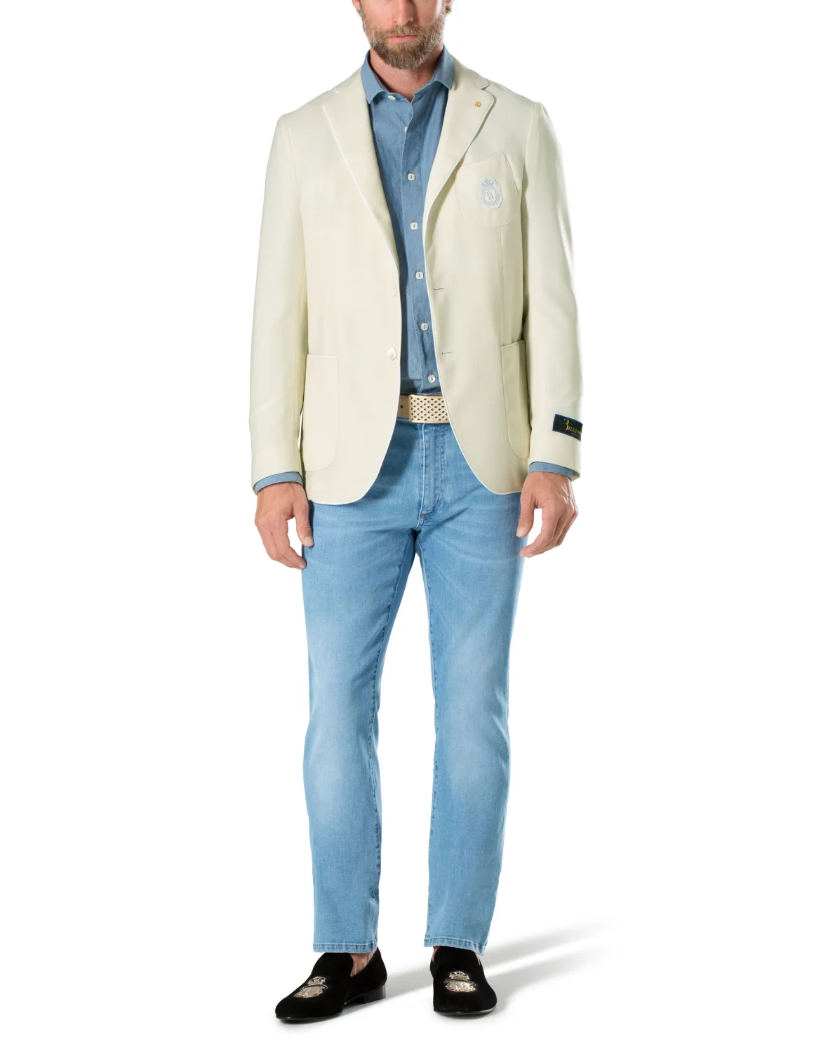 Shirt Silver Cut LS "Daniel", цвет: Синий