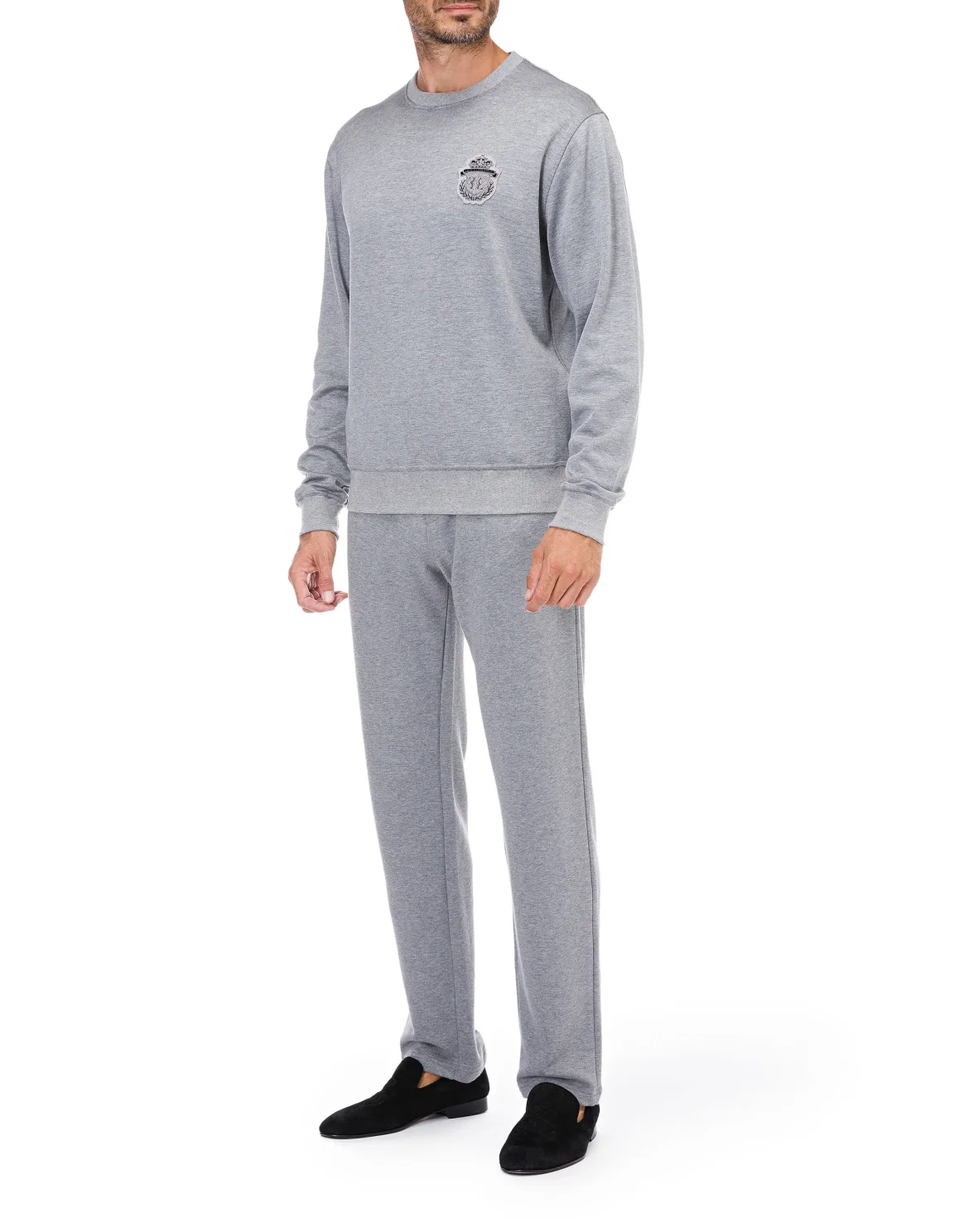 Sweatshirt LS Crest, цвет: Серый