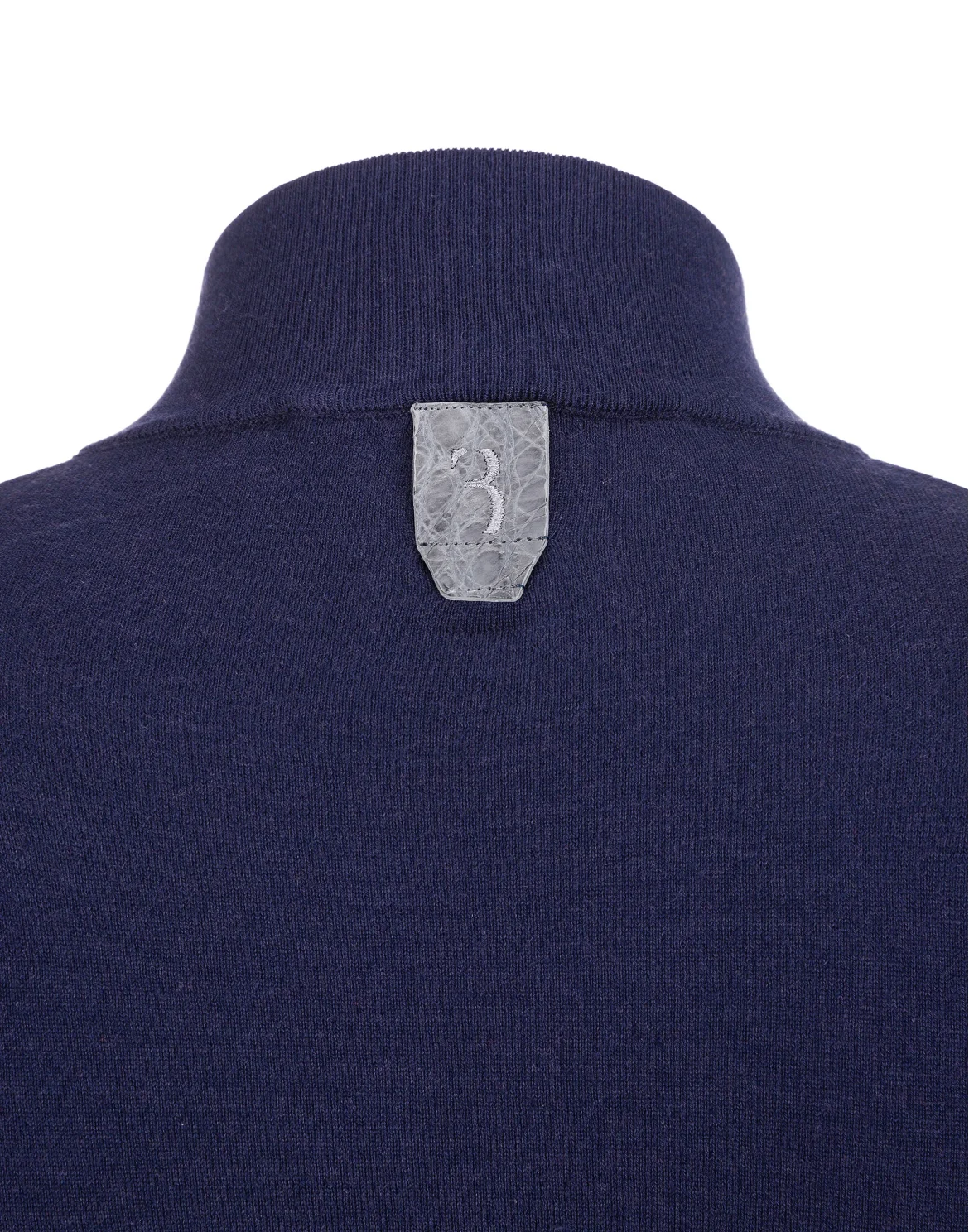 Pullover zip mock Crest, цвет: Синий