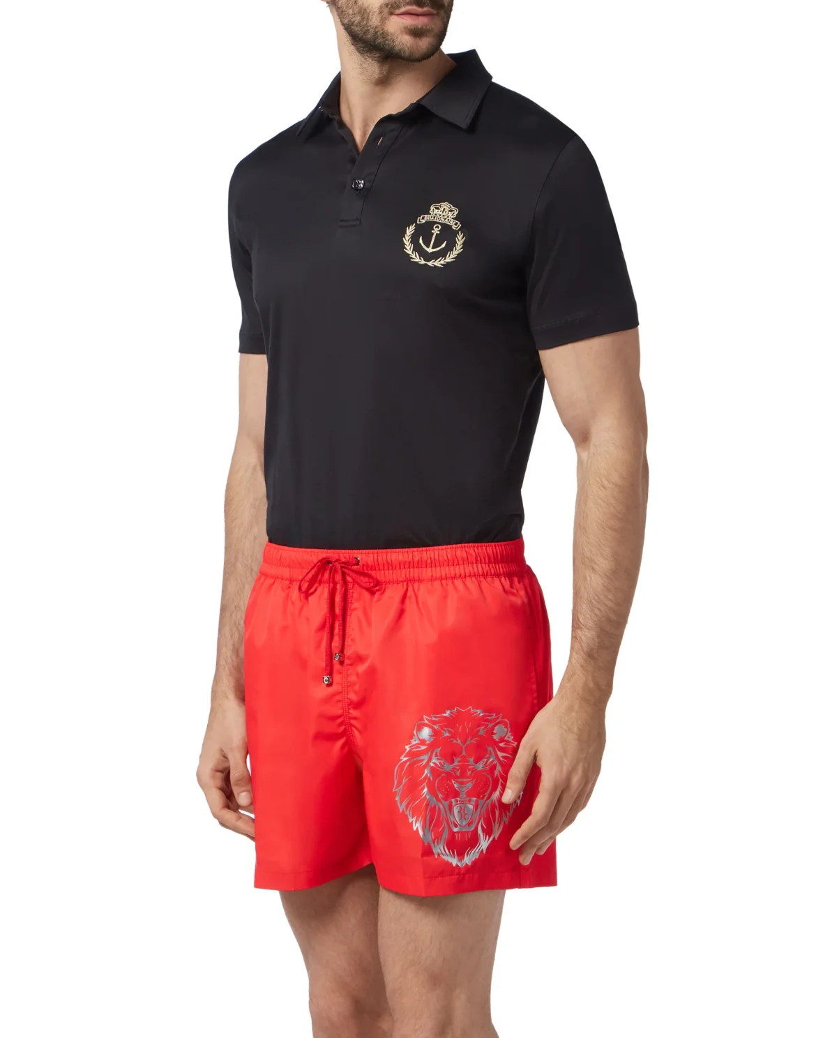 Beachwear Short Trousers Lion, цвет: Красный