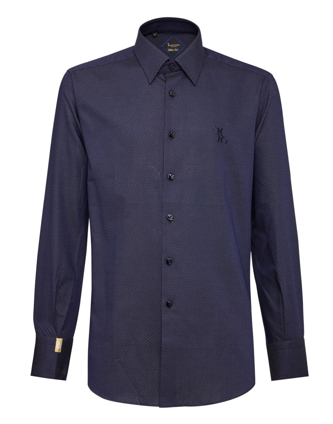 Shirt Silver Cut LS/Milano Double B, цвет: Синий