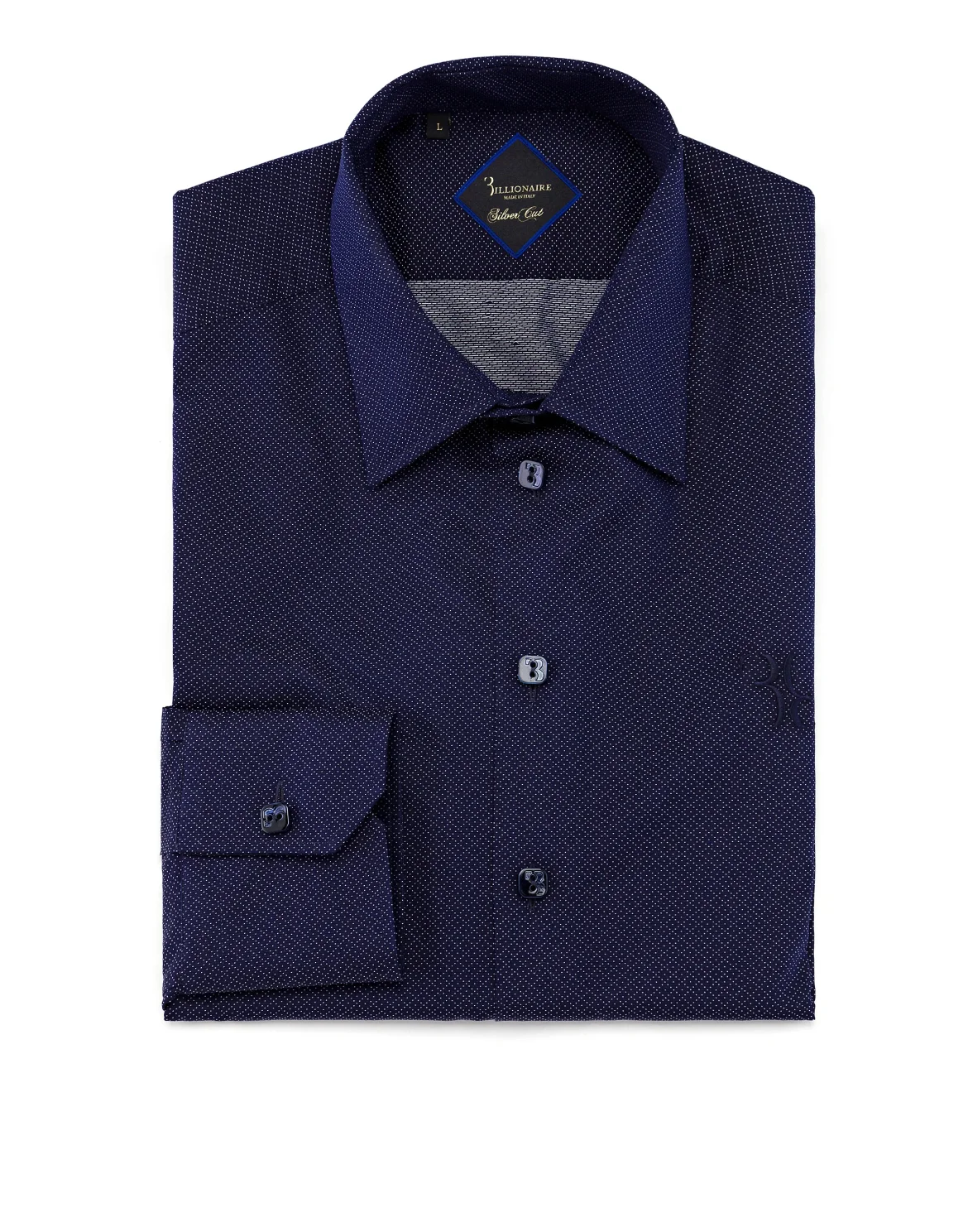 Shirt Silver Cut LS/Milano Double B, цвет: Синий