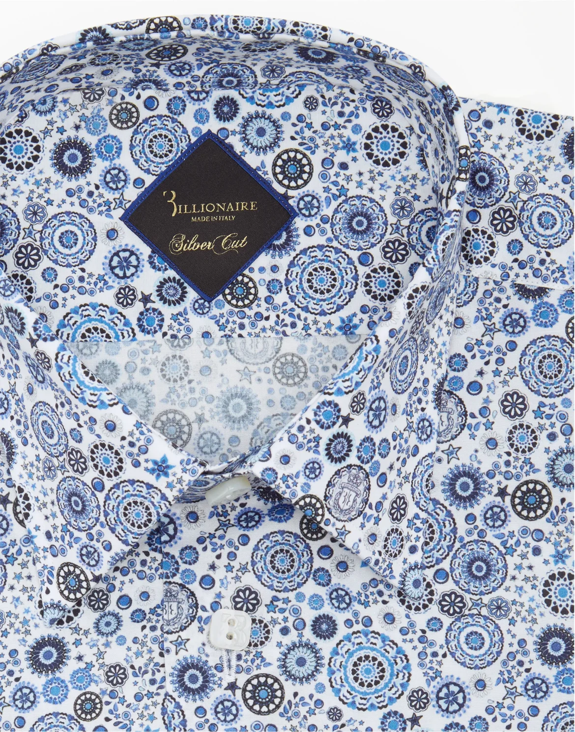 Shirt Silver Cut LS/Milano/Multi/ Original, цвет: Синий