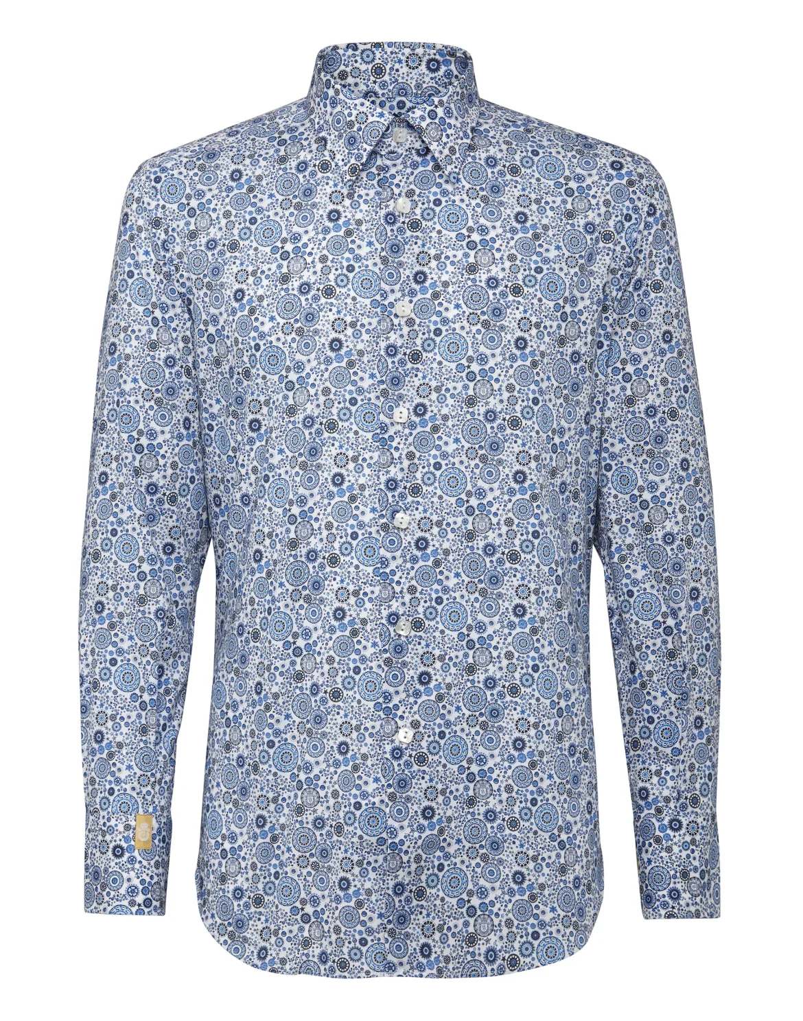 Shirt Silver Cut LS/Milano/Multi/ Original, цвет: Синий