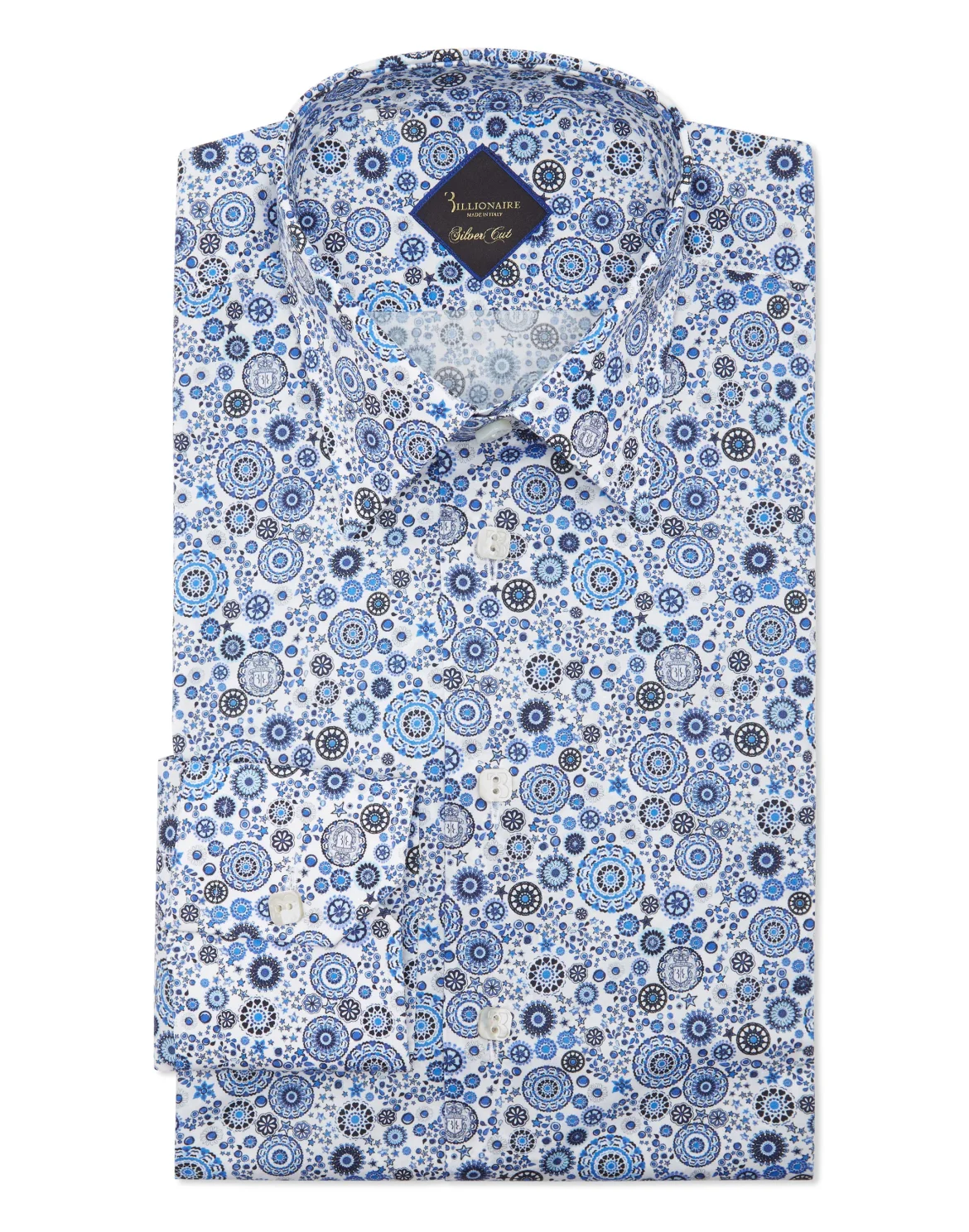 Shirt Silver Cut LS/Milano/Multi/ Original, цвет: Синий