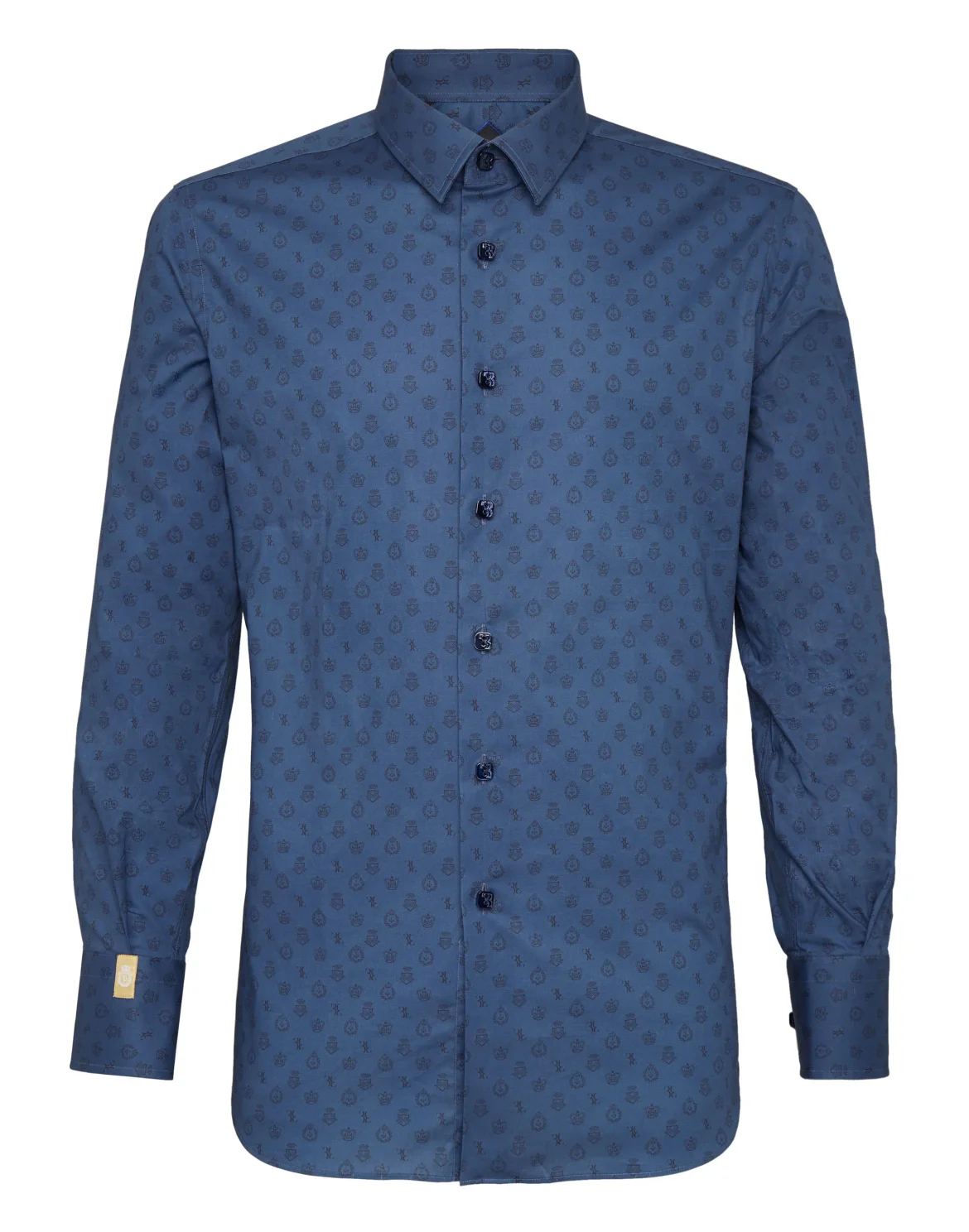 Shirt Silver Cut LS/Multi Members only, цвет: Синий