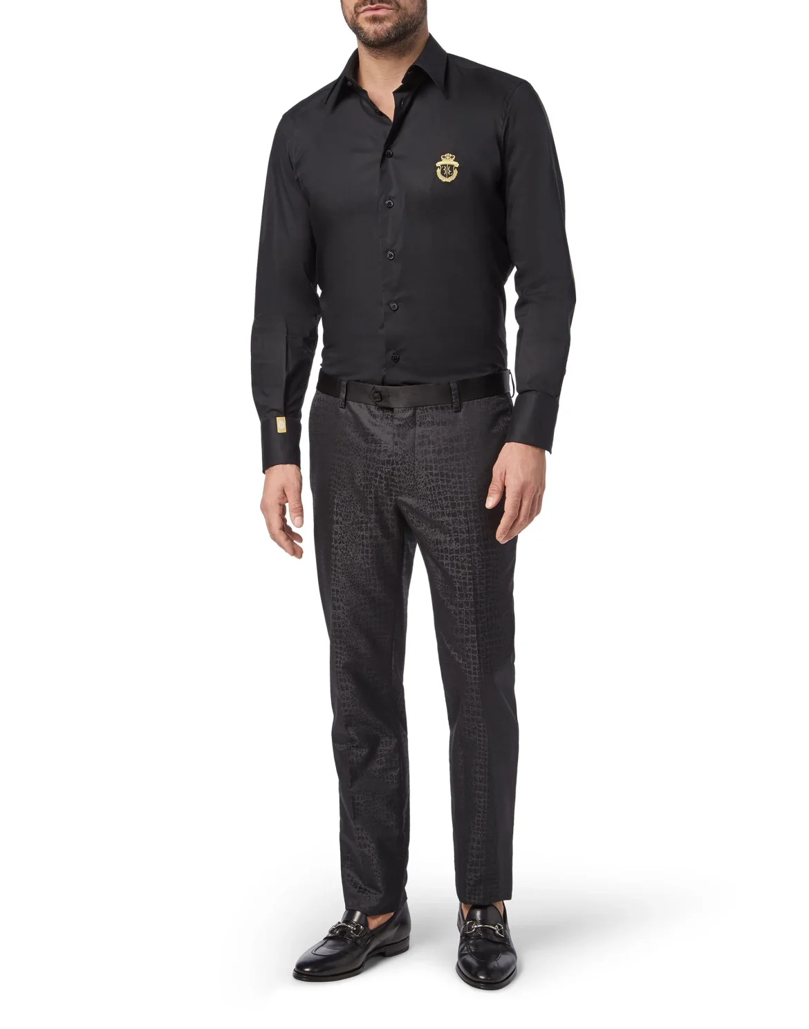 Slim Trousers Lion, цвет: Черный