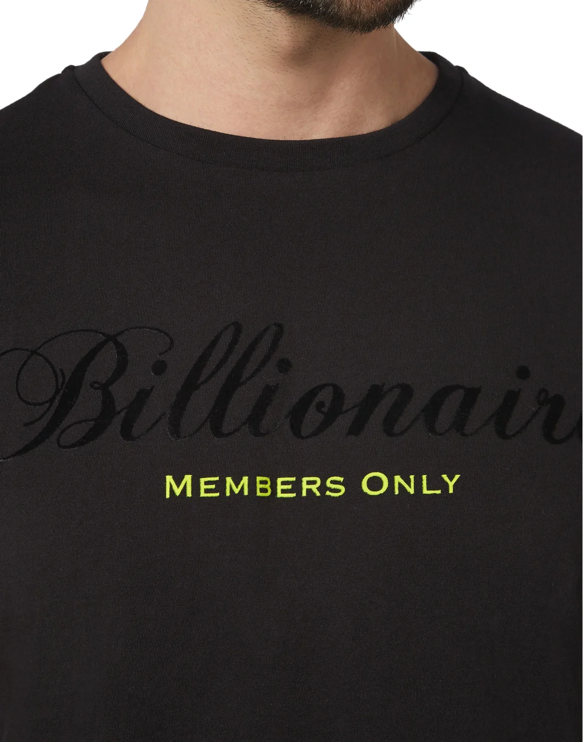 T-shirt Round Neck SS Members only, цвет: Черный